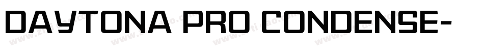 Daytona Pro Condense字体转换